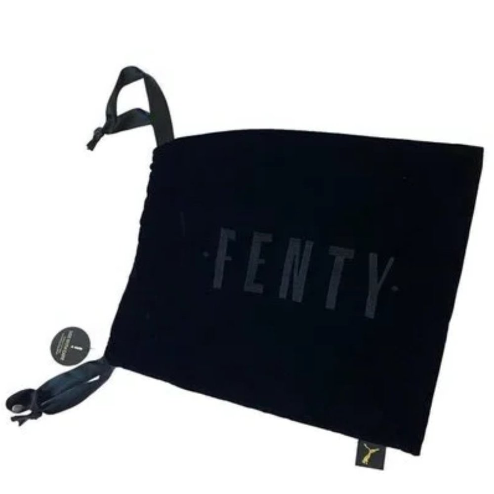 NEW Fenty Black Velvet Dust Bag - Draw String Closure NWT
